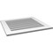 Ekena Millwork Vertical Surface Mount PVC Gable Vent: Functional, w/ 3-1/2"W x 1"P Standard Frame, 30"W x 28"H GVPVE30X2801SF - alternate 3